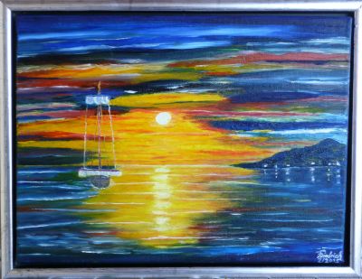 Sonnenuntergang Karibik
